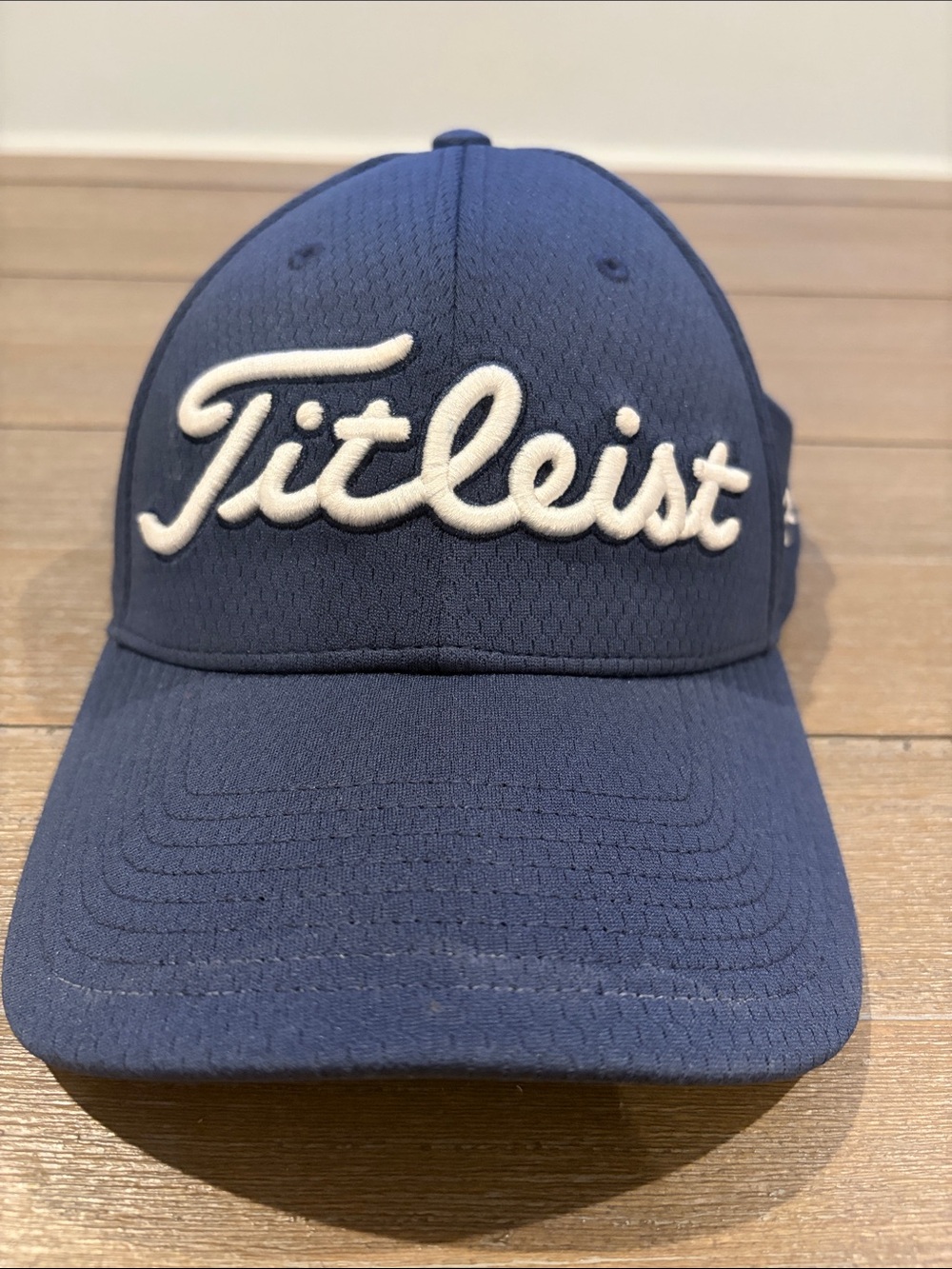 Titleist Navy Blue Fitted Hat with White Logo
